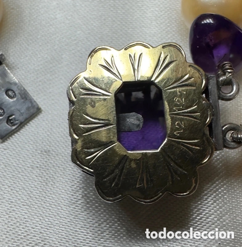 Joyeria: Collar antigua oro y diamantes - Foto 7