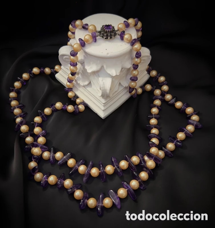 Joyeria: Collar antigua oro y diamantes - Foto 8