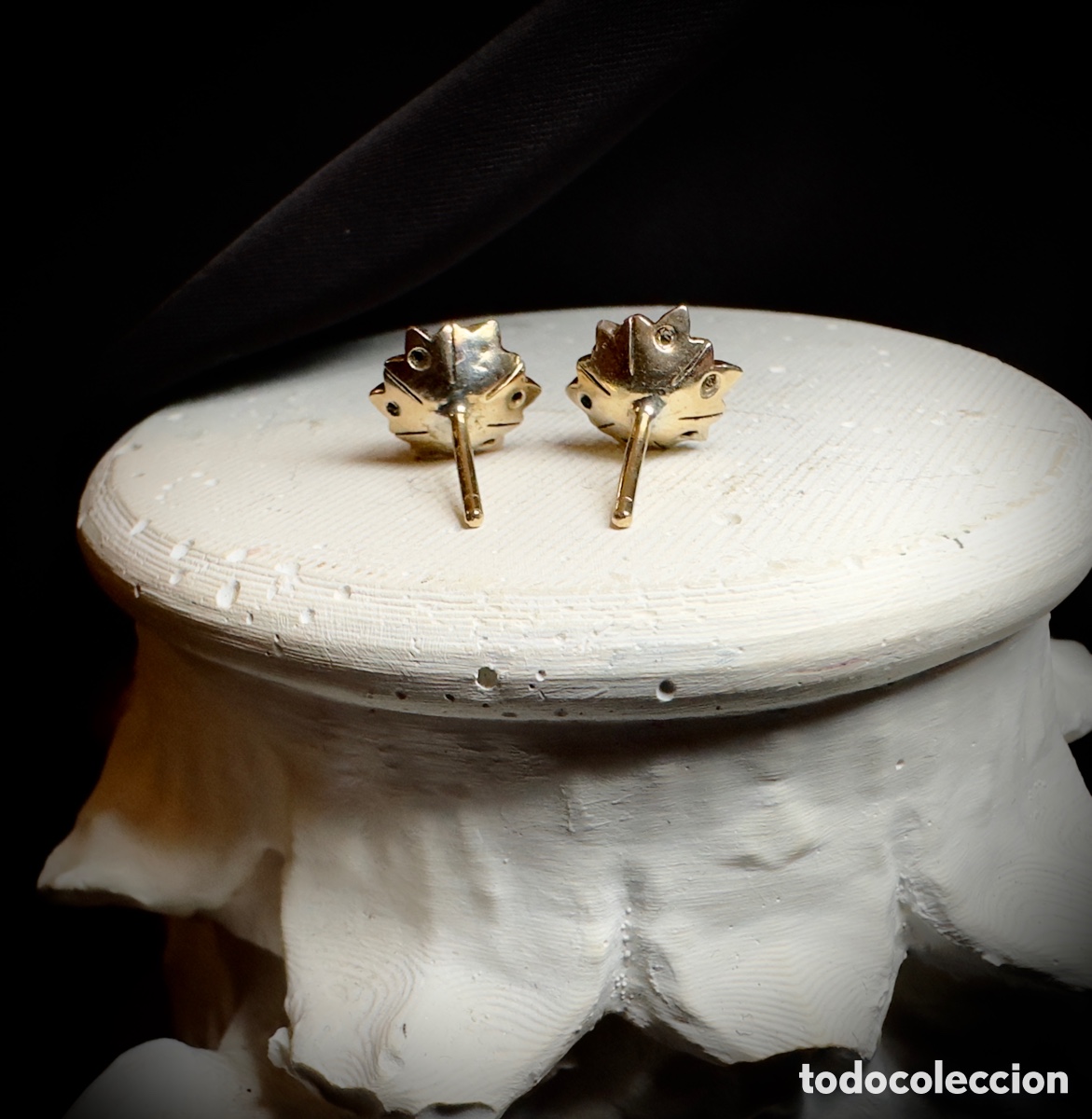 Joyeria: Pendientes antiguos oro y diamantes - Foto 4