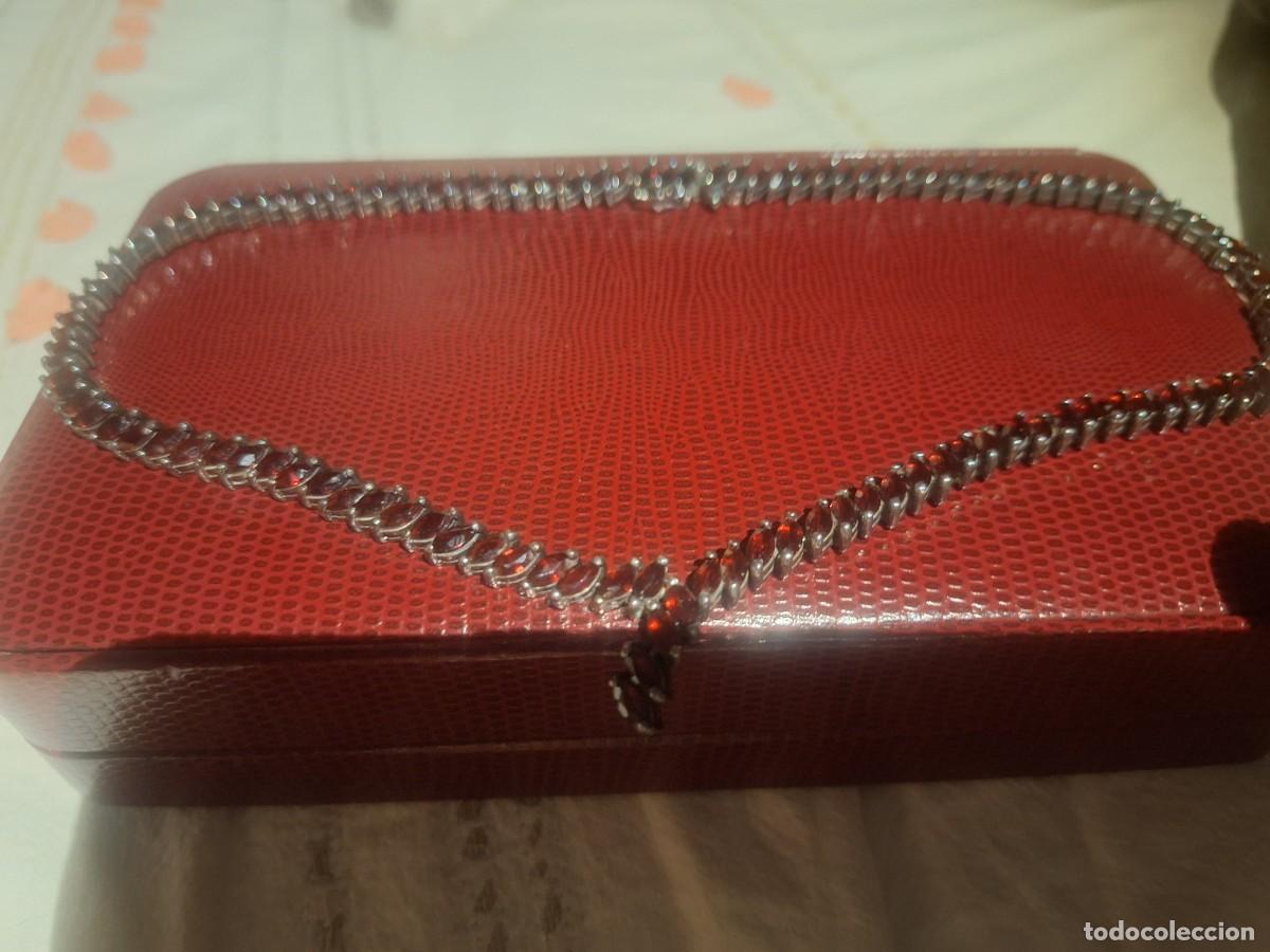 Joyeria: Collar de granates montado en plata - Foto 2