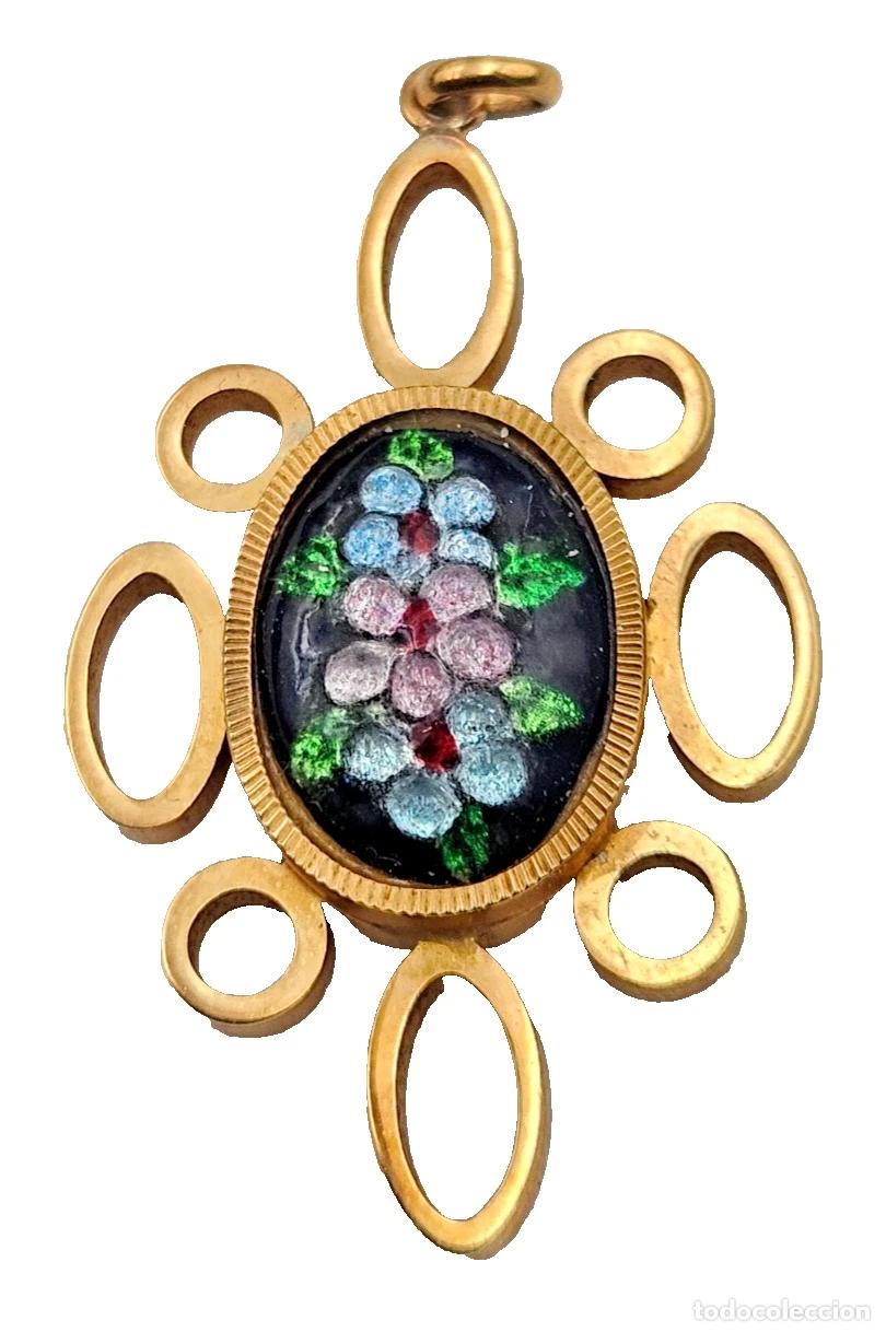Joyeria: BIJOUX PENDENTIF EMAUX DE LIMOGES SIGNE P . RAIRAT