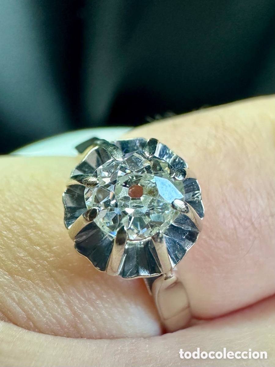 Joyeria: Anillo antiguo oro y diamant - Foto 3