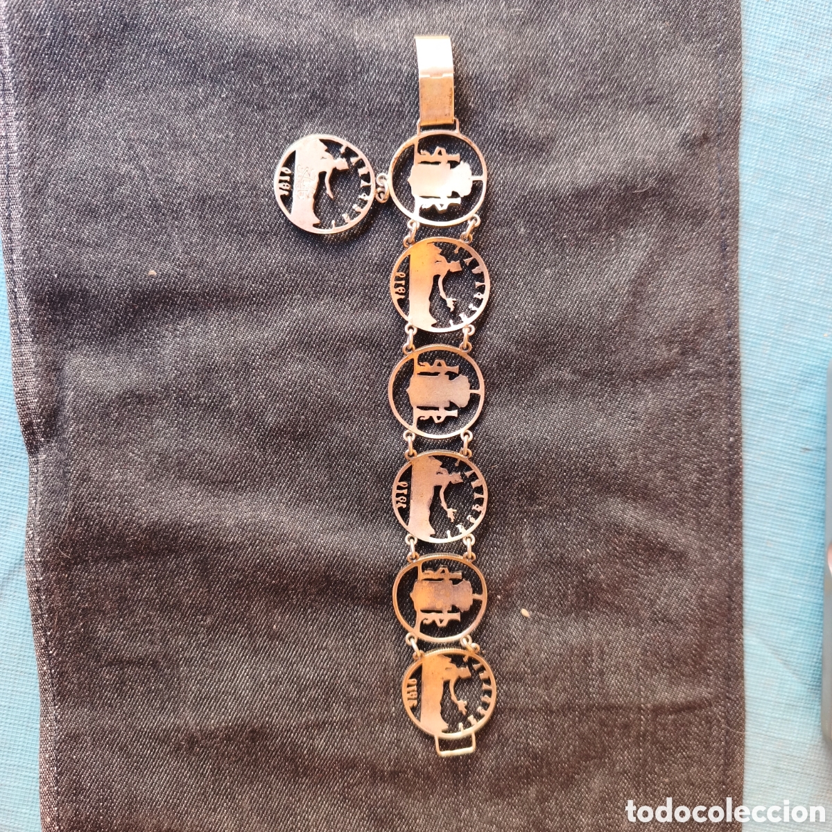Joyeria: Pulsera de plata de monedas de 925 - Foto 2
