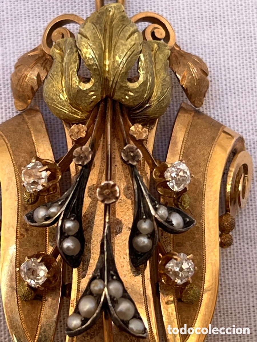 Joyeria: Aderezo S.XIX ORO 16K - Foto 4