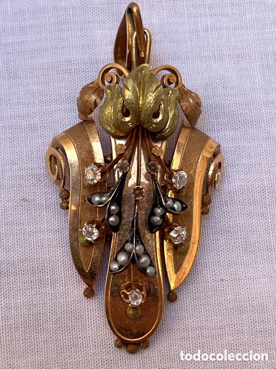 Joyeria: Aderezo S.XIX ORO 16K - Foto 5