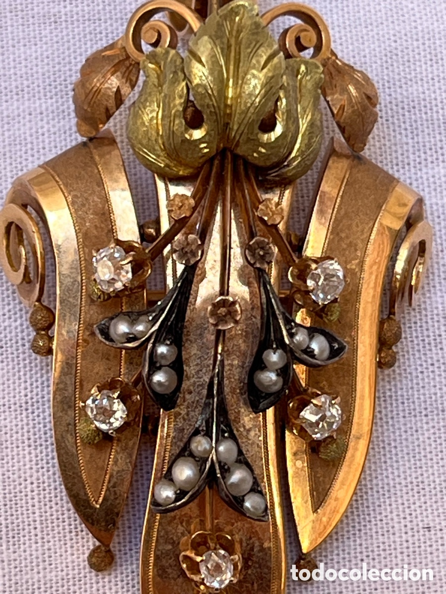 Joyeria: Aderezo S.XIX ORO 16K - Foto 7
