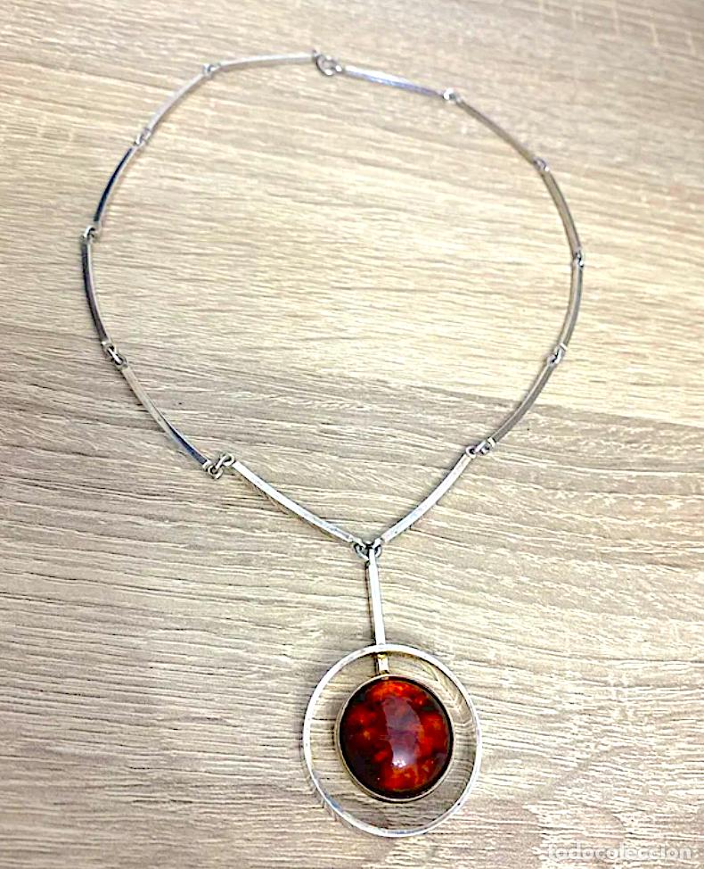 Joyeria: Collar Plata 925 y &Aacute;mbar Dinamarca - Foto 2