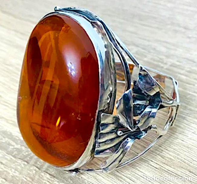 Joyeria: Pulsera Vintage &Aacute;mbar B&aacute;ltico Plata Grande