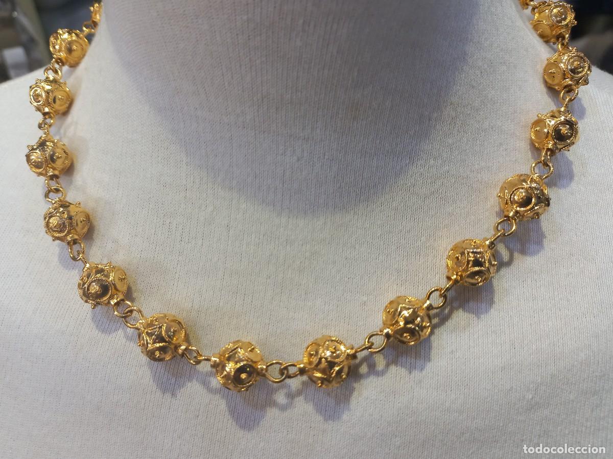 Joyeria: COLLAR &uml;CHARRO con VENERA&uml; filigrana dorada (35cm) - Foto 16