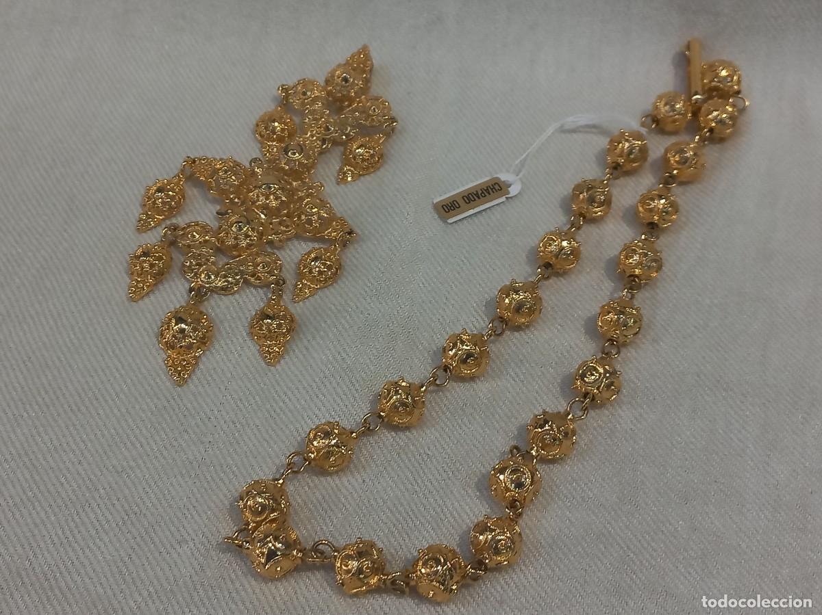 Joyeria: COLLAR &uml;CHARRO con VENERA&uml; filigrana dorada (35cm) - Foto 17
