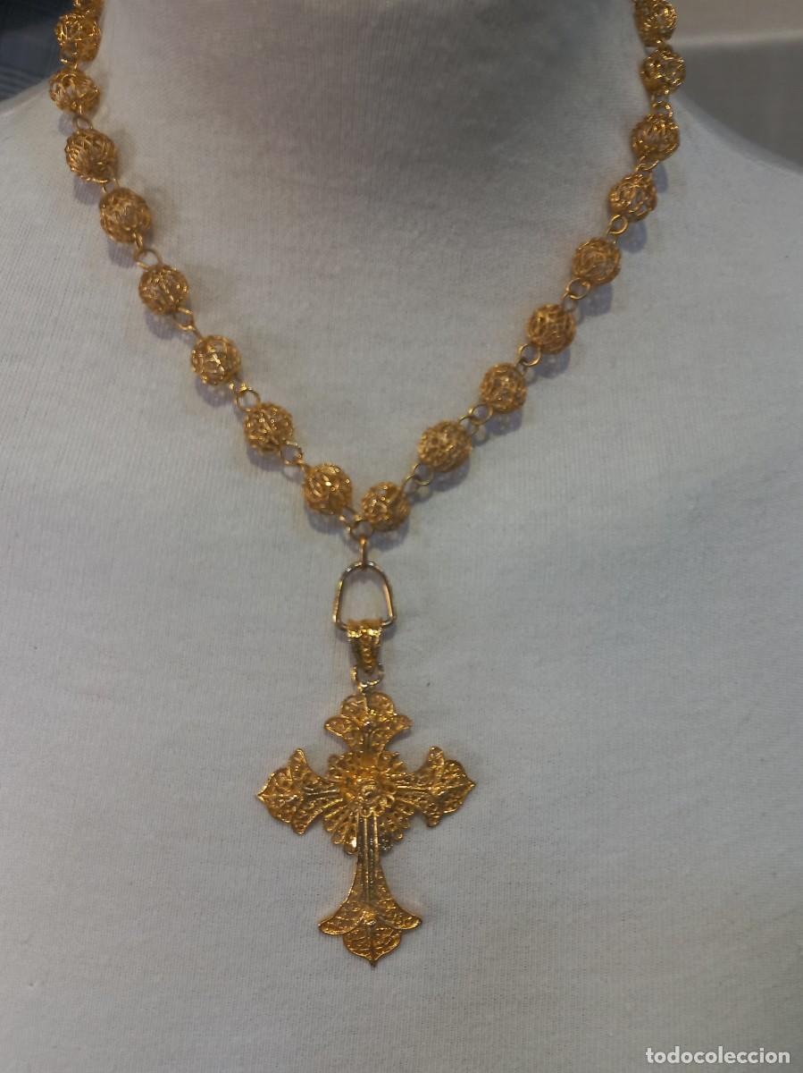 Joyeria: COLLAR &uml;CHARRO&uml; cruz filigrana