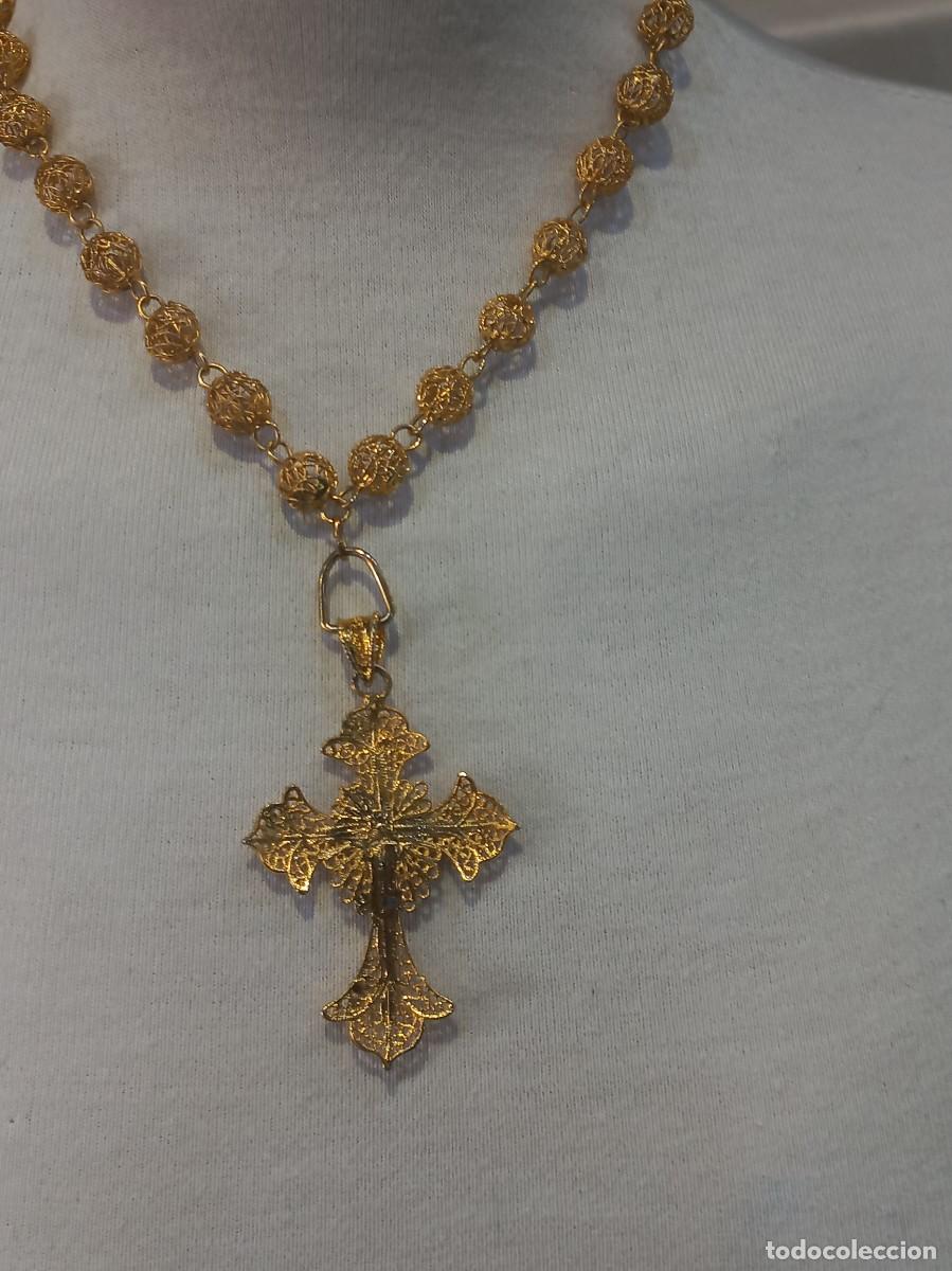 Joyeria: COLLAR &uml;CHARRO&uml; cruz filigrana - Foto 8