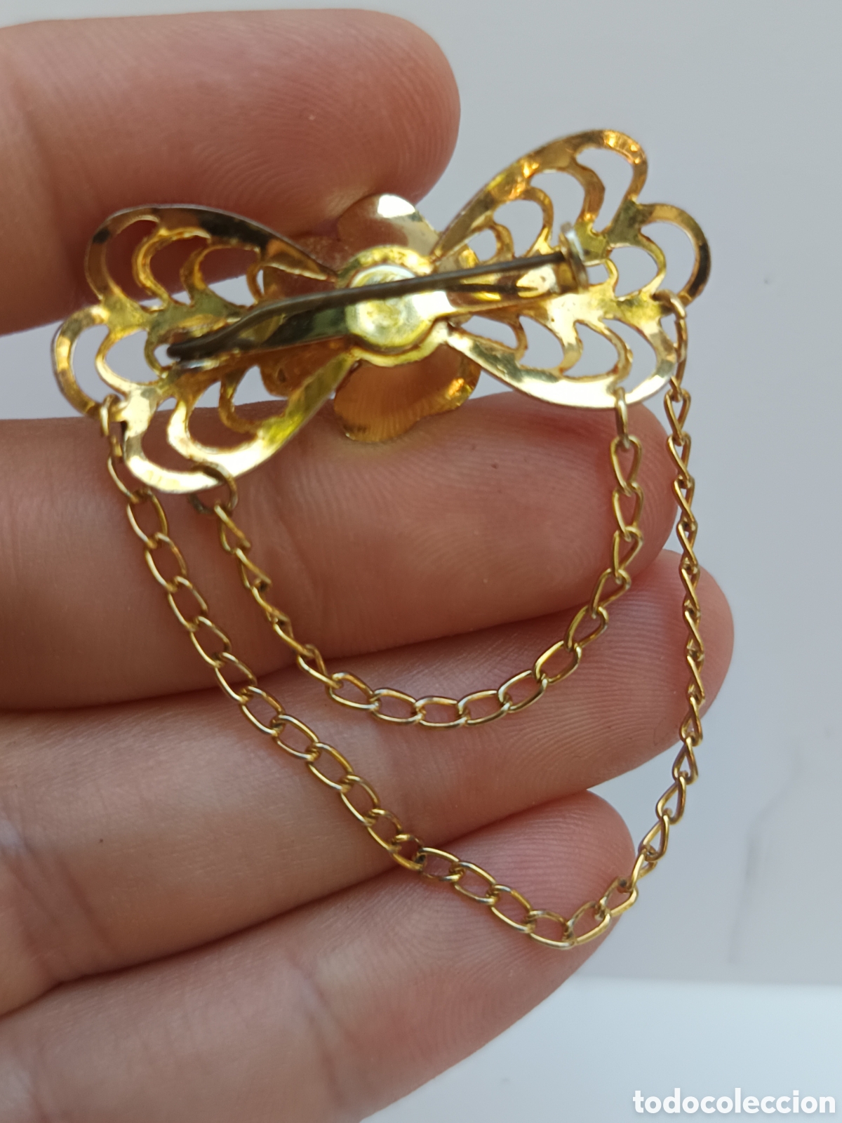 Joyeria: Broche lazo con Dos cadenas colgantes - Foto 3