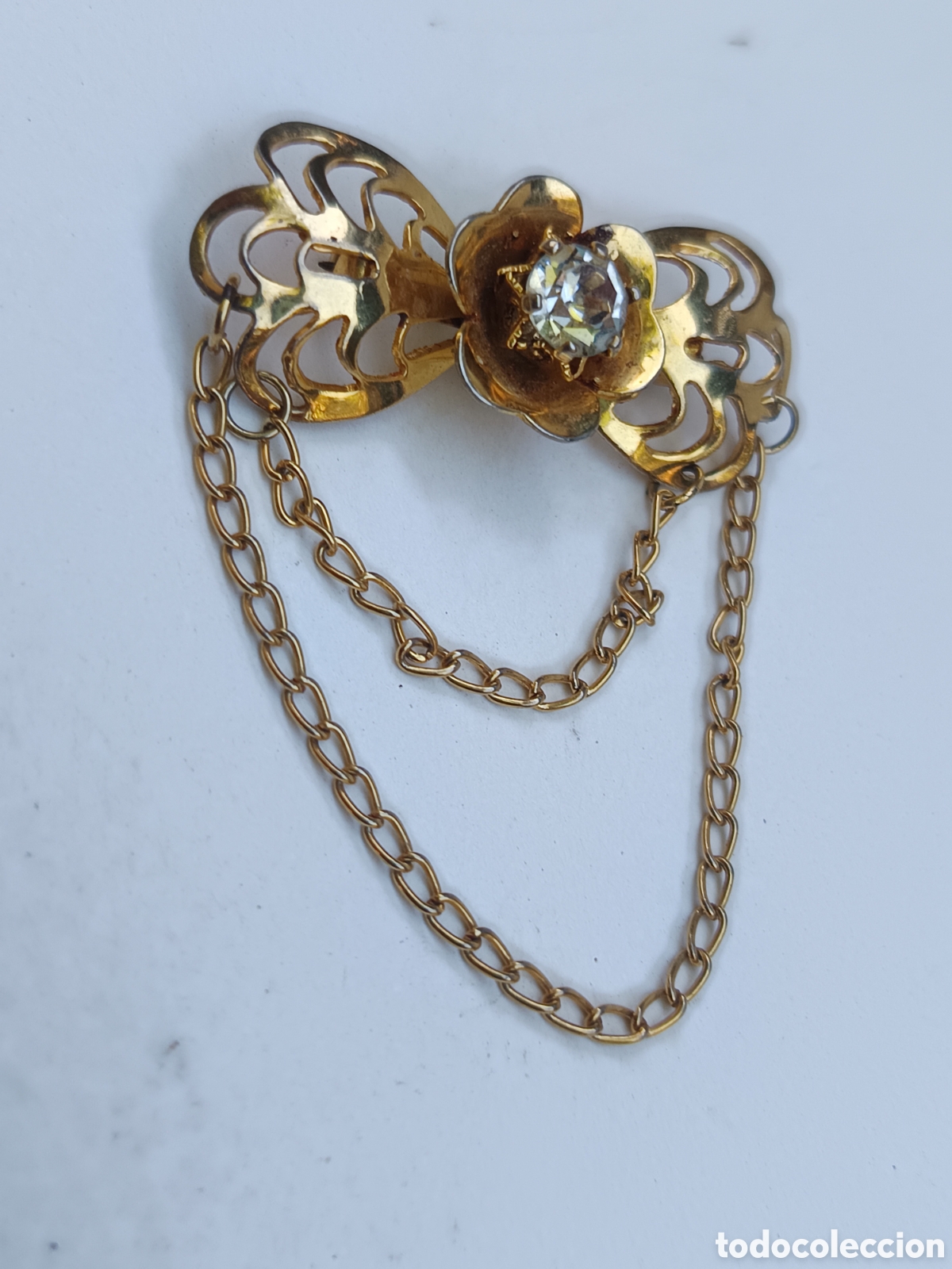 Joyeria: Broche lazo con Dos cadenas colgantes - Foto 4