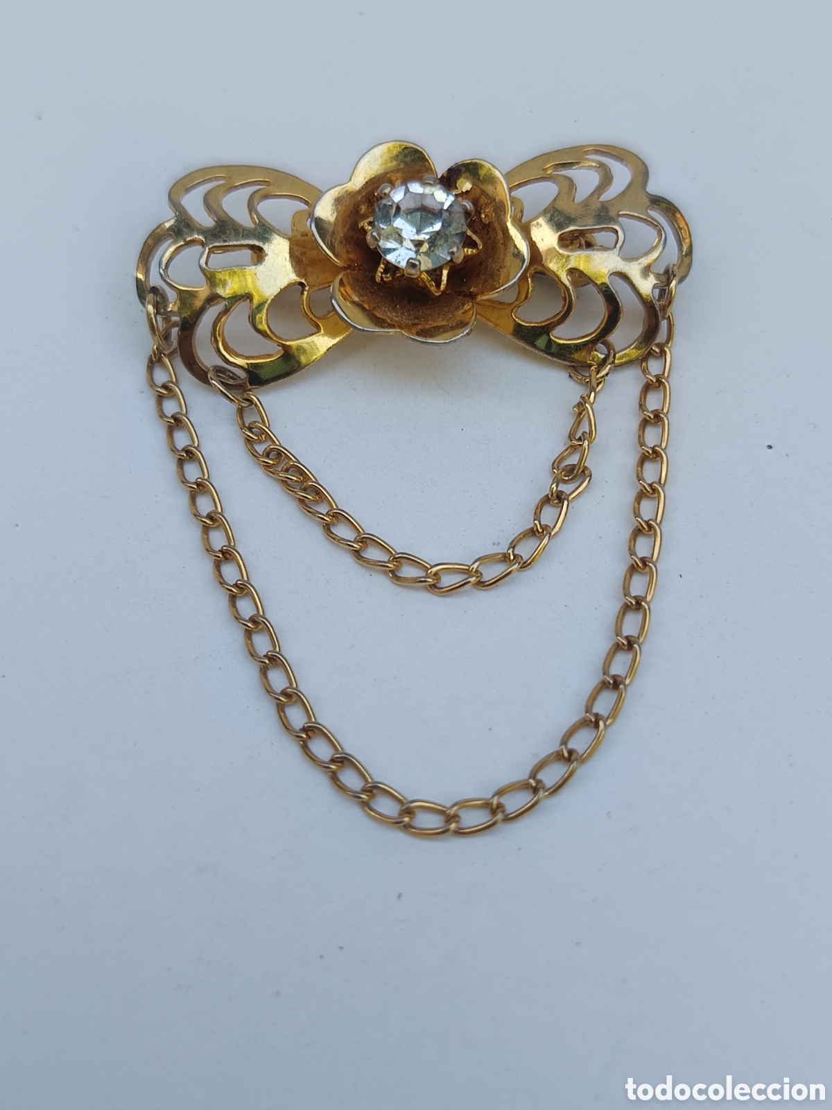Joyeria: Broche lazo con Dos cadenas colgantes - Foto 1