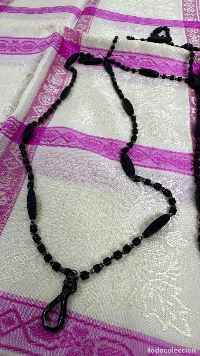 Joyeria: Antiguo cadena de azabache para abanico - Foto 4