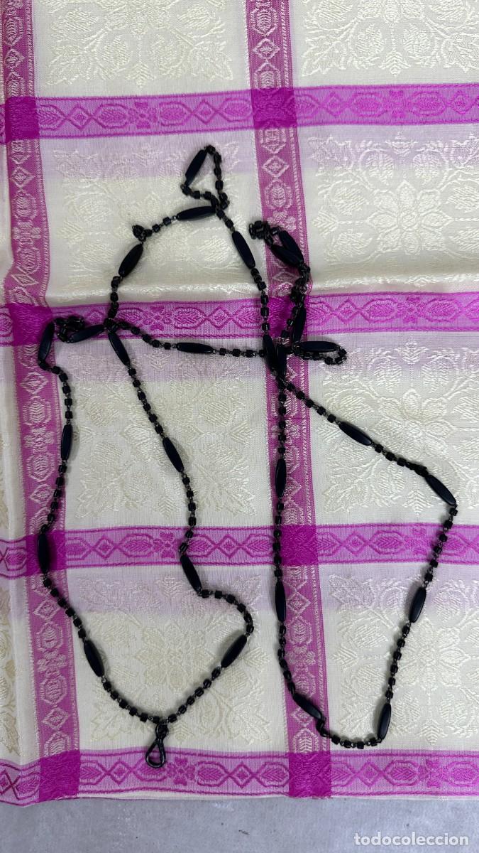 Joyeria: Antiguo cadena de azabache para abanico - Foto 5