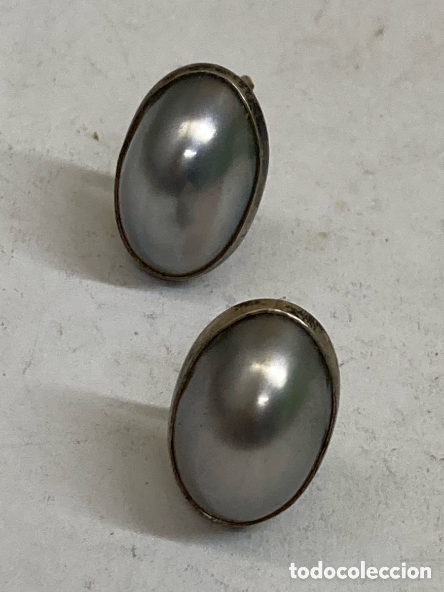 Joyeria: Pendientes de plata perlas P535