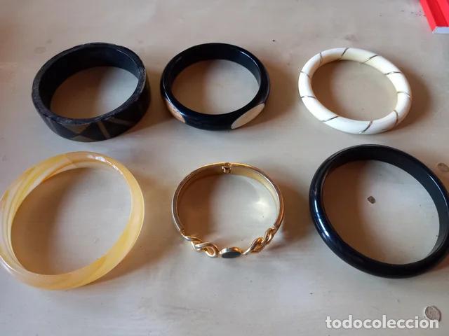 Joyeria: Lote 6 pulseras distintas 6-6,5 cm