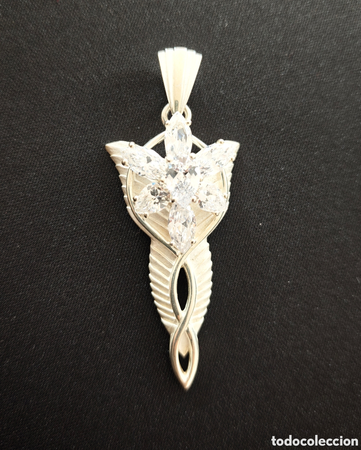Joyeria: Colgante Arwen Evenstar. Original Oficial. Plata. El Se&ntilde;or de los anillos. NLP Inc. LOTR.