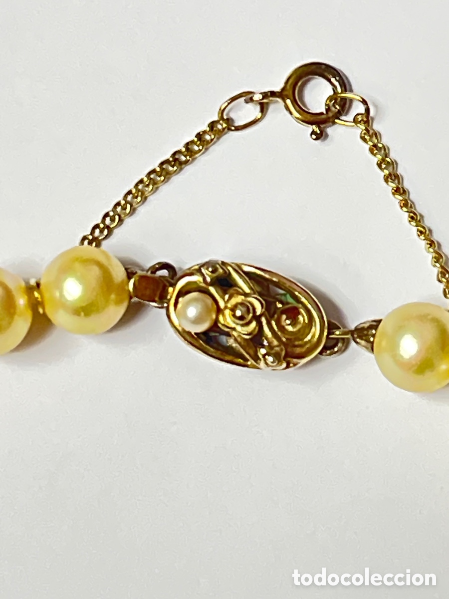 Joyeria: Gargantilla de perlas y cierre de plata /coll18 - Foto 2