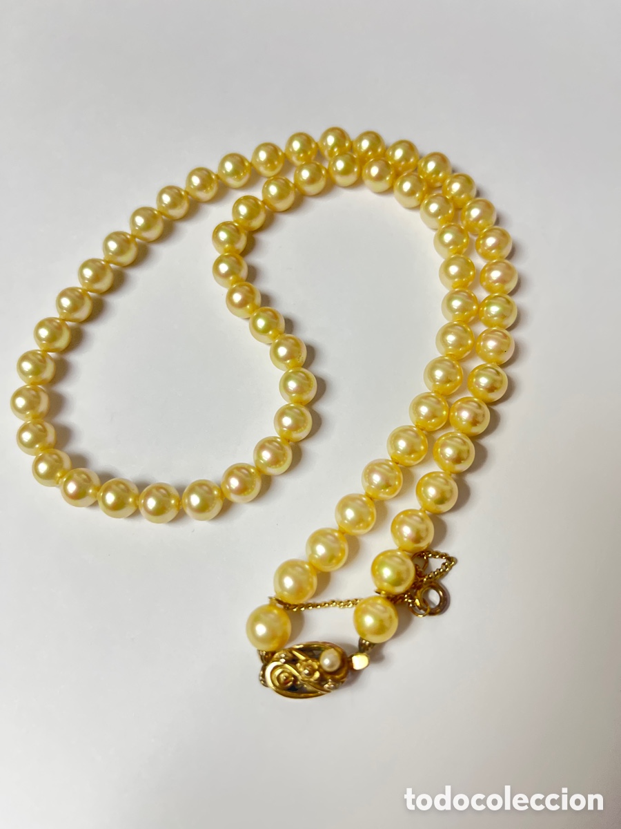 Joyeria: Gargantilla de perlas y cierre de plata /coll18 - Foto 3