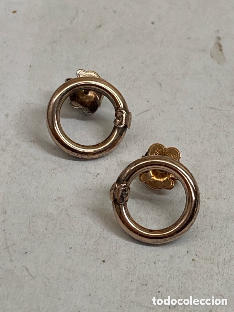 Joyeria: Pendientes Tous de plata dorado C536 - Foto 1