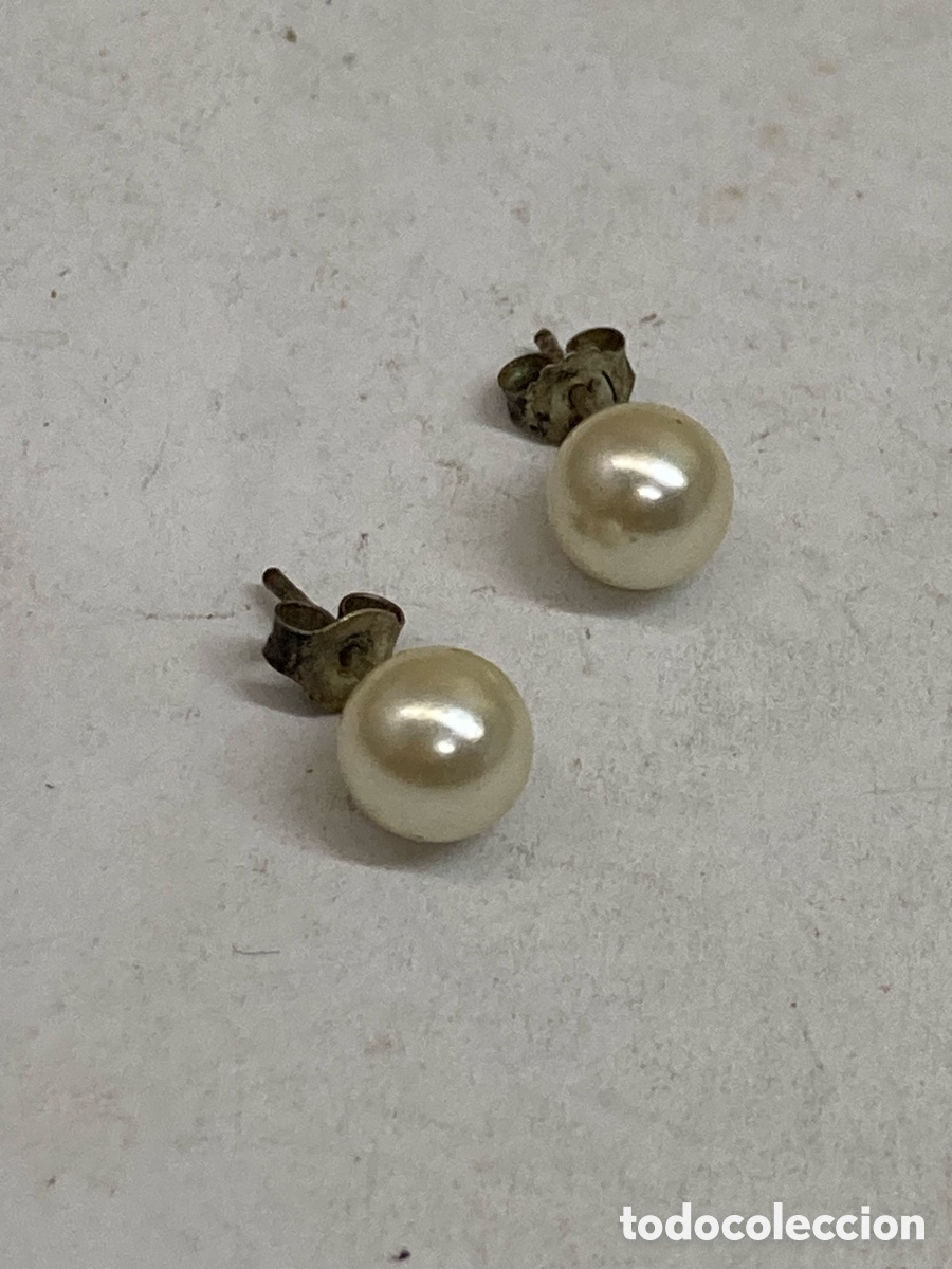 Joyeria: Pendientes de plata perla P536 - Foto 1