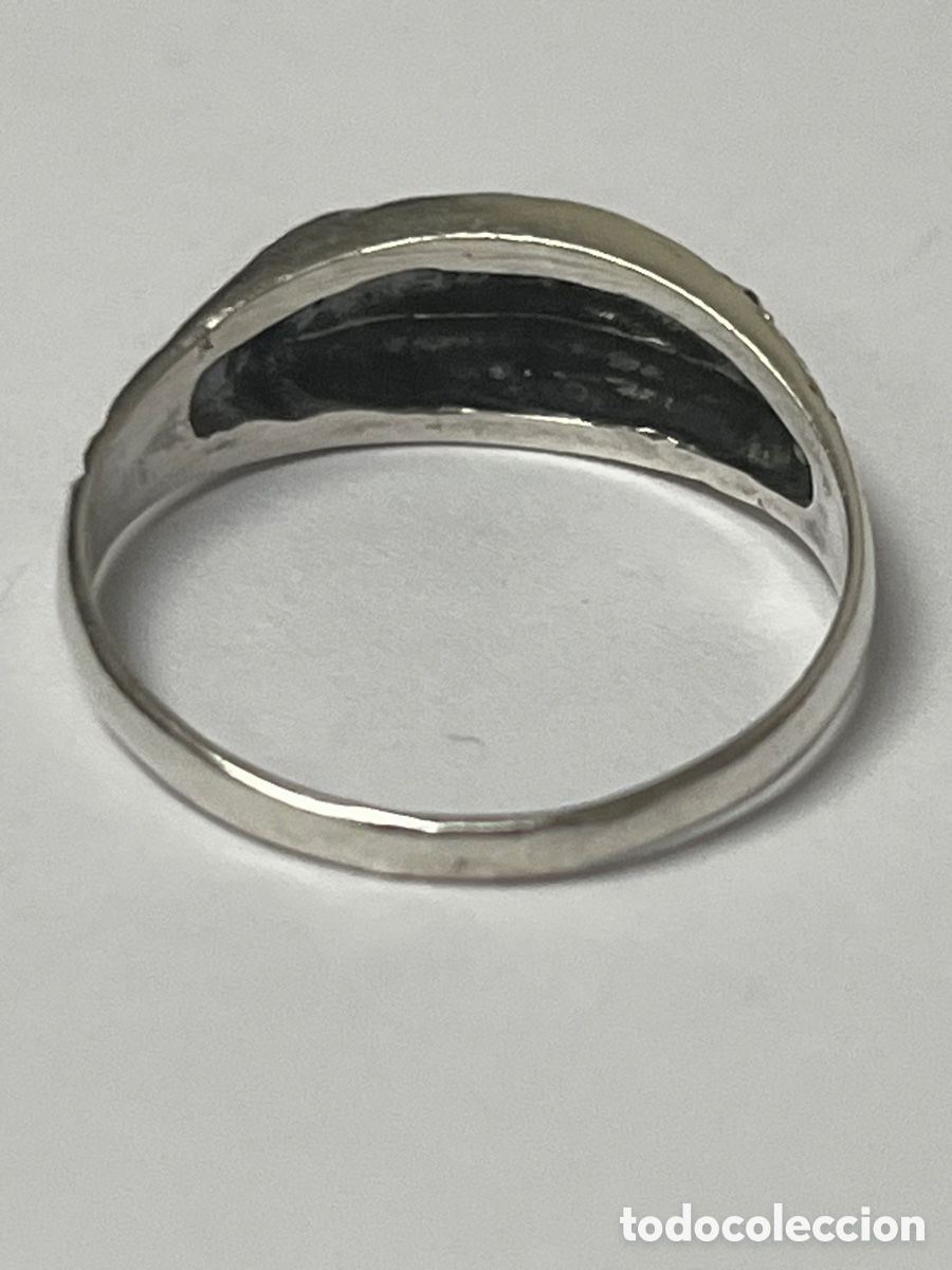 Joyeria: Anillo de plata , oro y marquesitas /S533 - Foto 4