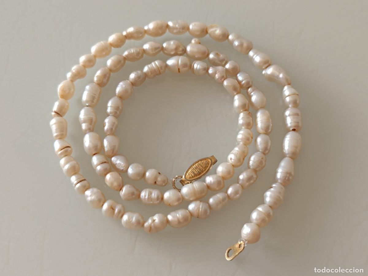 Joyeria: Collar Antiguo De Perlas Naturales Barrocas