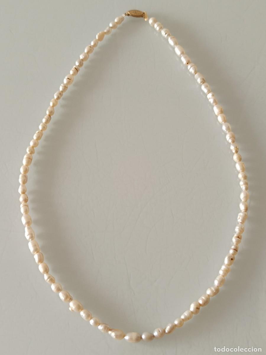 Joyeria: Collar Antiguo De Perlas Naturales Barrocas - Foto 2