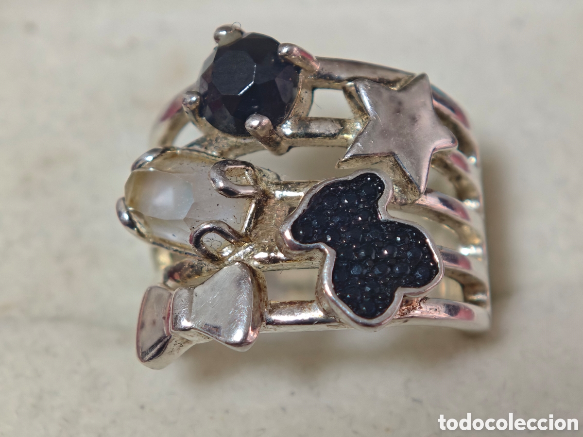 Joyeria: Tous anillo join con gemas - Foto 2