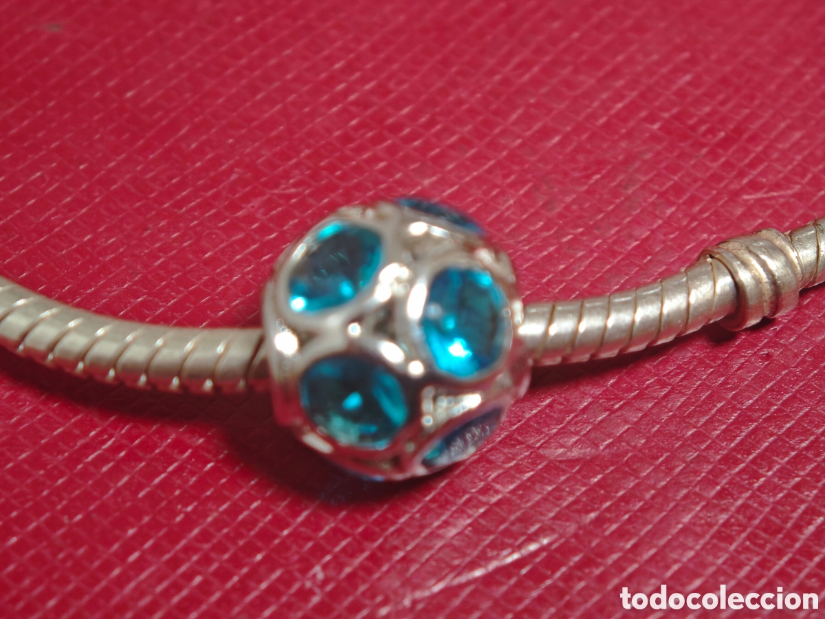Joyeria: Bonito charm en plata y cristal azul - Foto 3