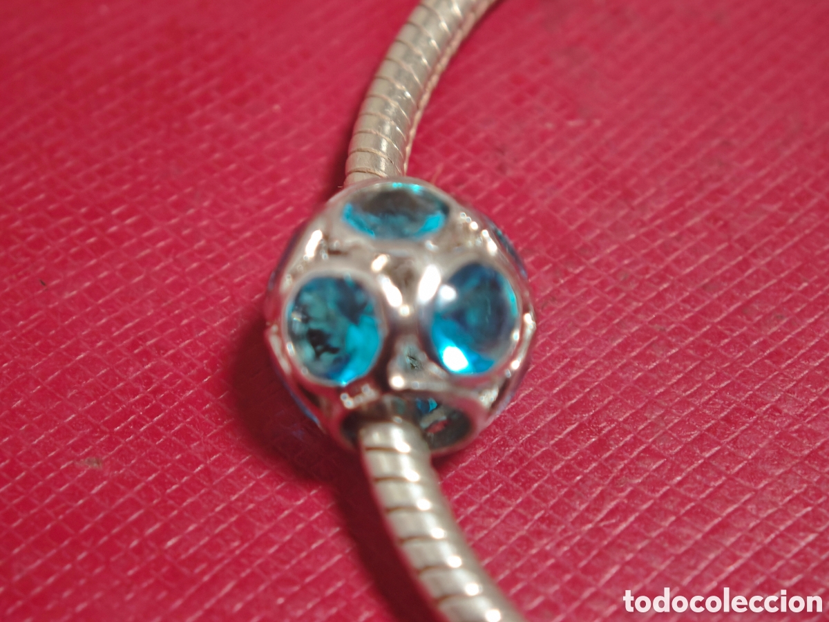 Joyeria: Bonito charm en plata y cristal azul - Foto 4