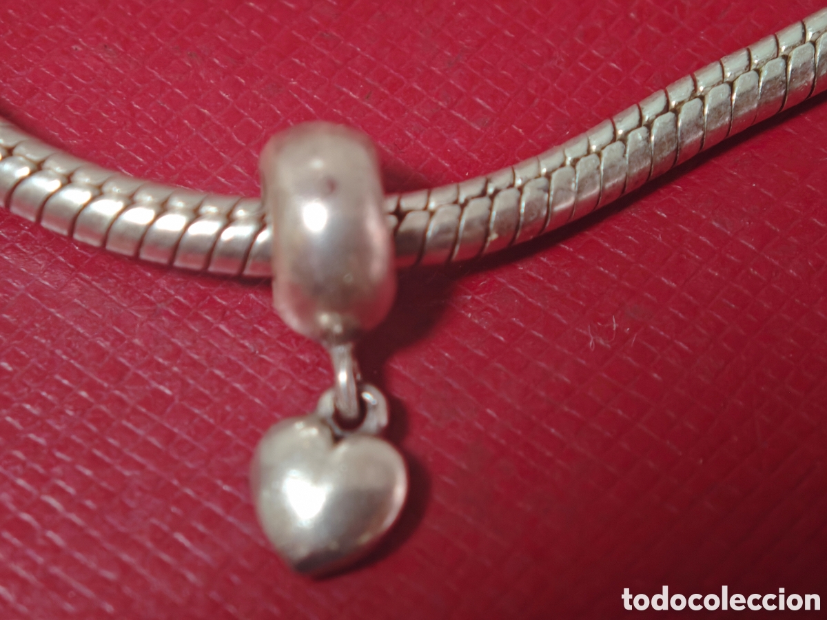 Joyeria: Char en plata de ley coraz&oacute;n - Foto 1