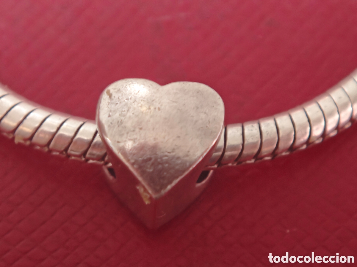 Joyeria: Charm en plata de ley en forma de corazon