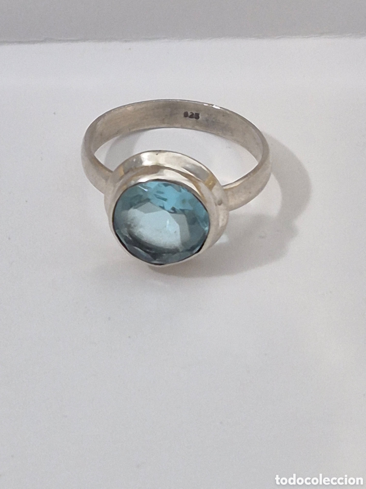 Joyeria: FANT&Aacute;STICO ANILLO DE PLATA DE LEY Y AGUAMARINA. REF S1 C JOY ACT ANILLOS 300926