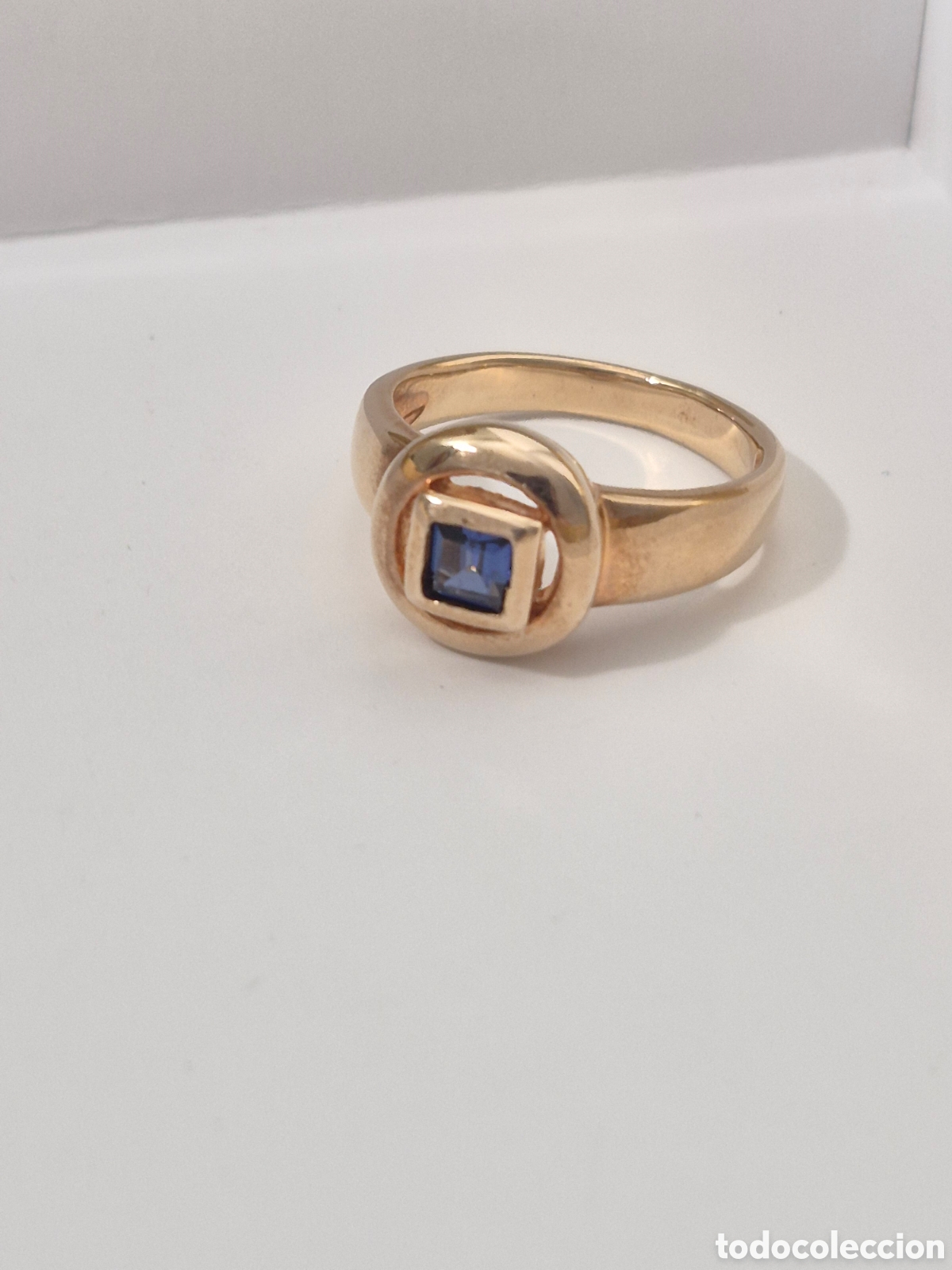 Joyeria: FANT&Aacute;STICO ANILLO DE PLATA Y ORO DE LEY Y TOPACIO. REF S4 C JOY ACT ANILLOS 300926