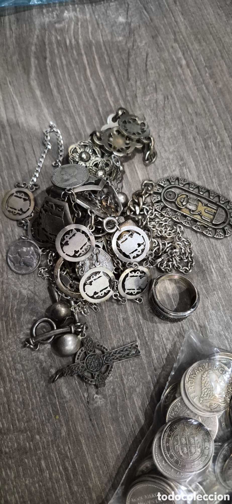 Joyeria: Lote 2 kg de plata variadas - Foto 3