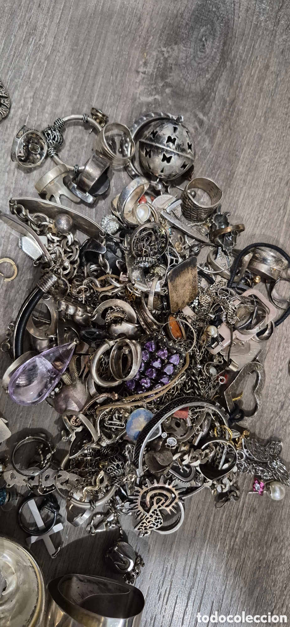 Joyeria: Lote 2 kg de plata variadas - Foto 4