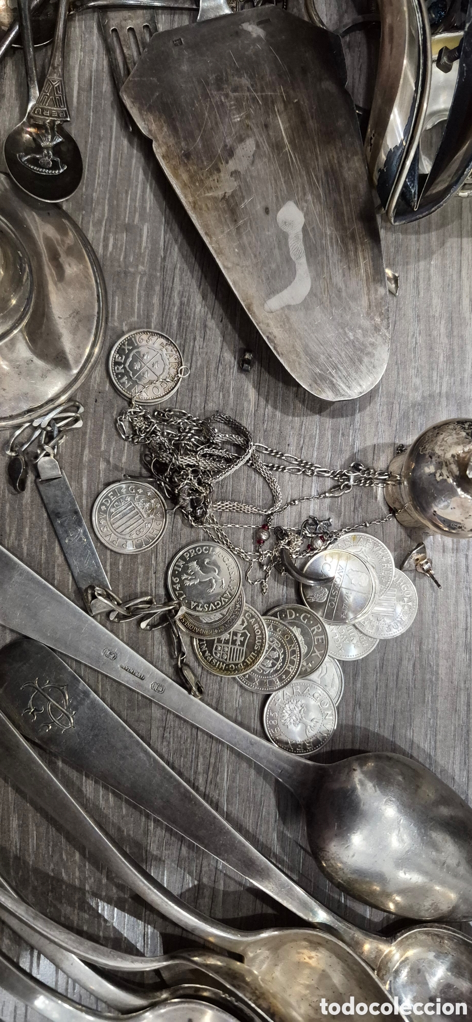 Joyeria: Lote 2 kg de plata variadas - Foto 5