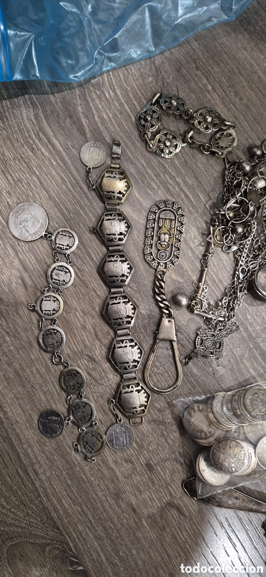 Joyeria: Lote 2 kg de plata variadas - Foto 9