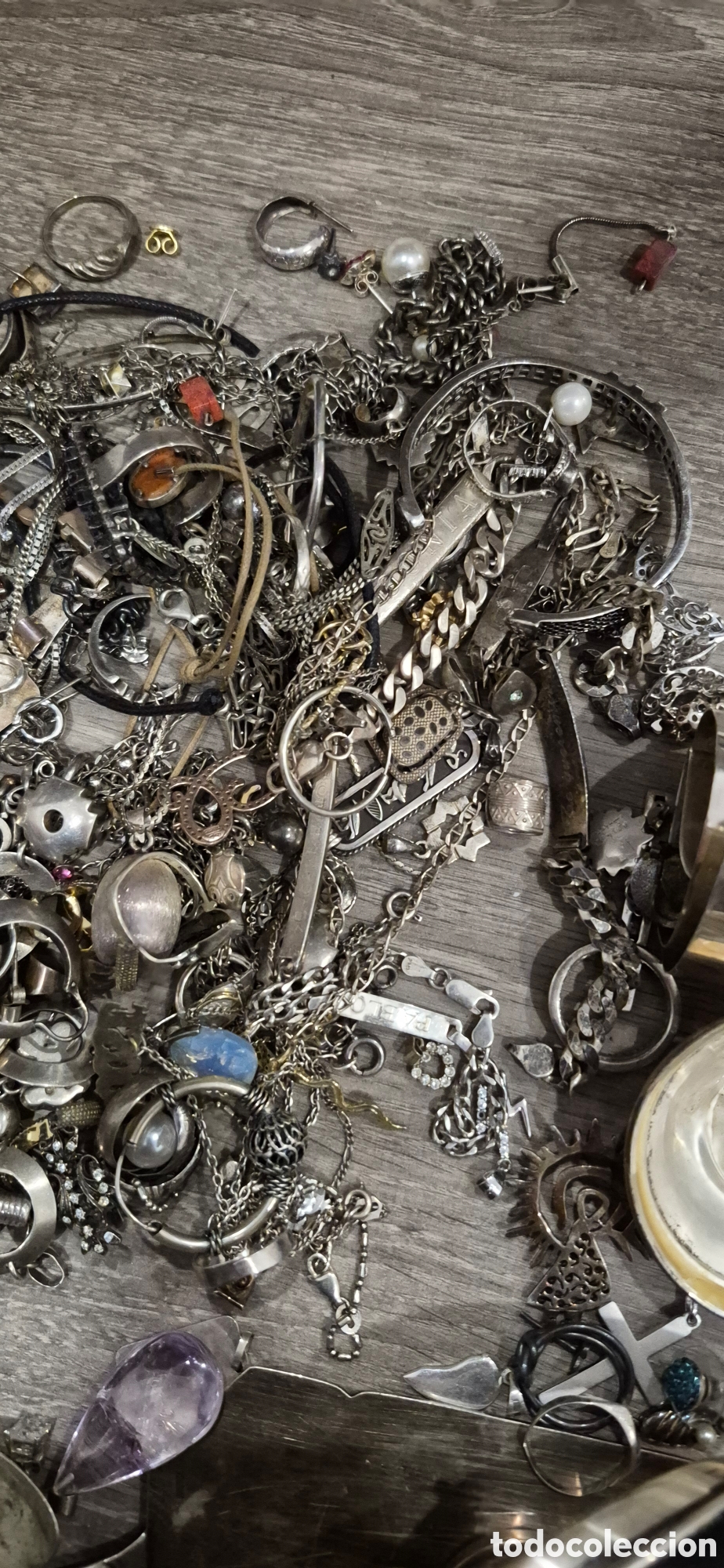 Joyeria: Lote 2 kg de plata variadas - Foto 10