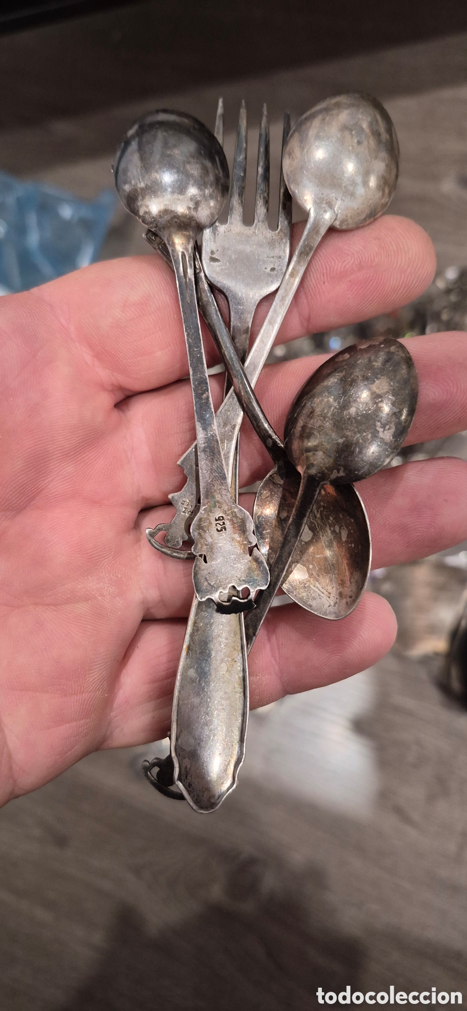 Joyeria: Lote 2 kg de plata variadas - Foto 12