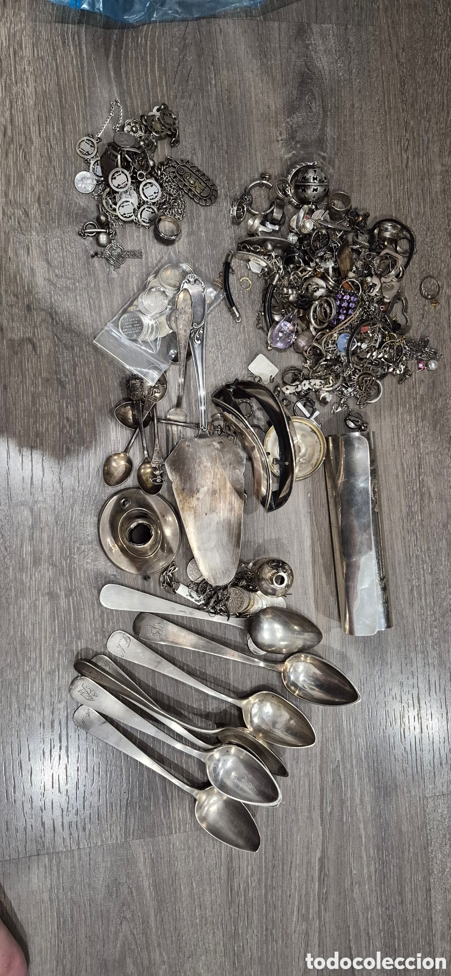Joyeria: Lote 2 kg de plata variadas