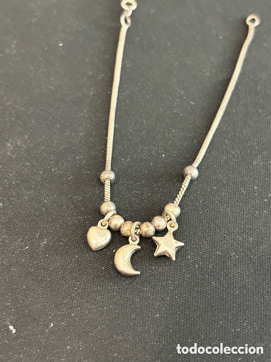 Joyeria: Pulsera plata de ley 925 &bull; Luna y estrellas - Foto 2