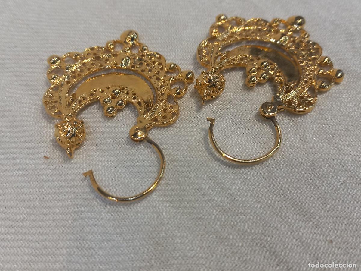 Joyeria: CRIOLLA &uml;CHARRA&uml; G. (chapado oro) 3,8cm - Foto 4