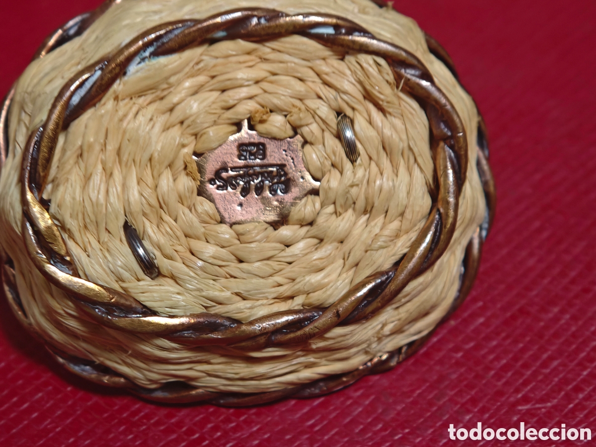 Joyeria: Cesta en plata de ley mimbre y cobre - Foto 4