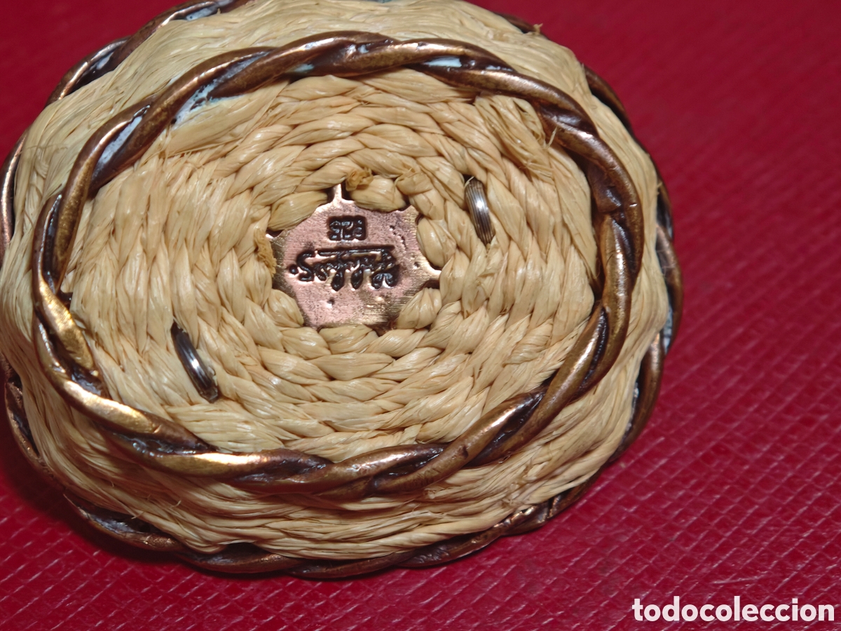 Joyeria: Cesta en plata de ley mimbre y cobre - Foto 6