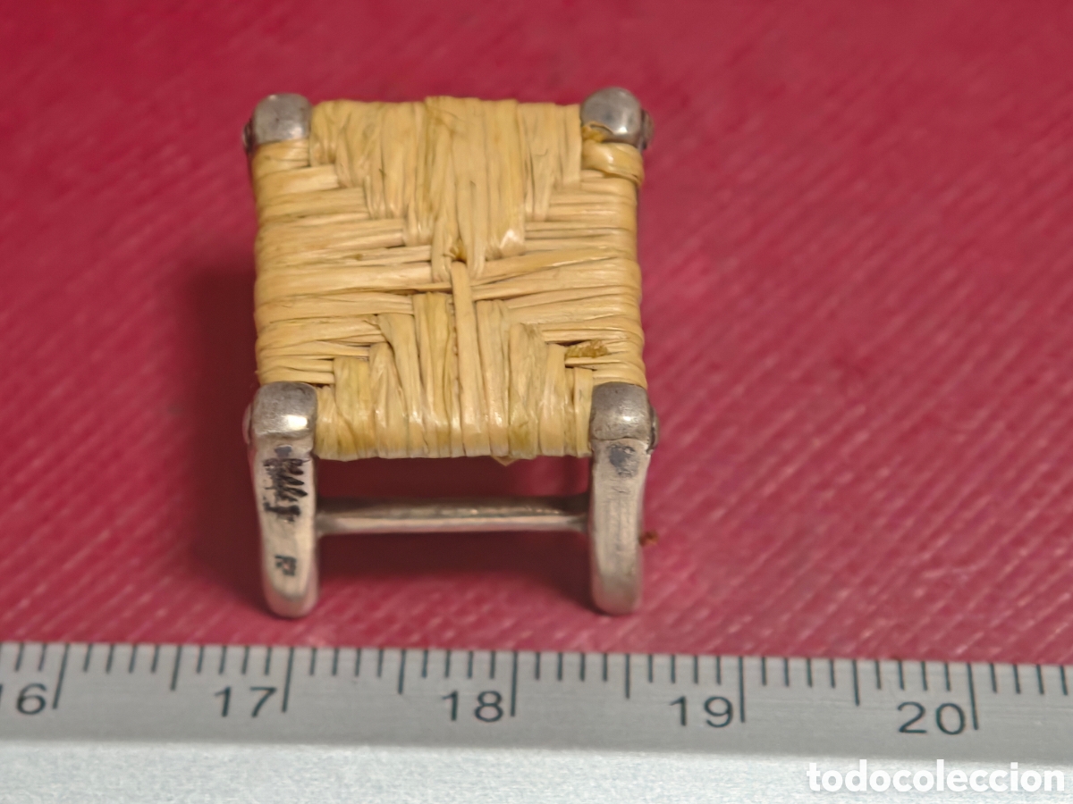 Joyeria: Silla en plata de ley y mimbre - Foto 5